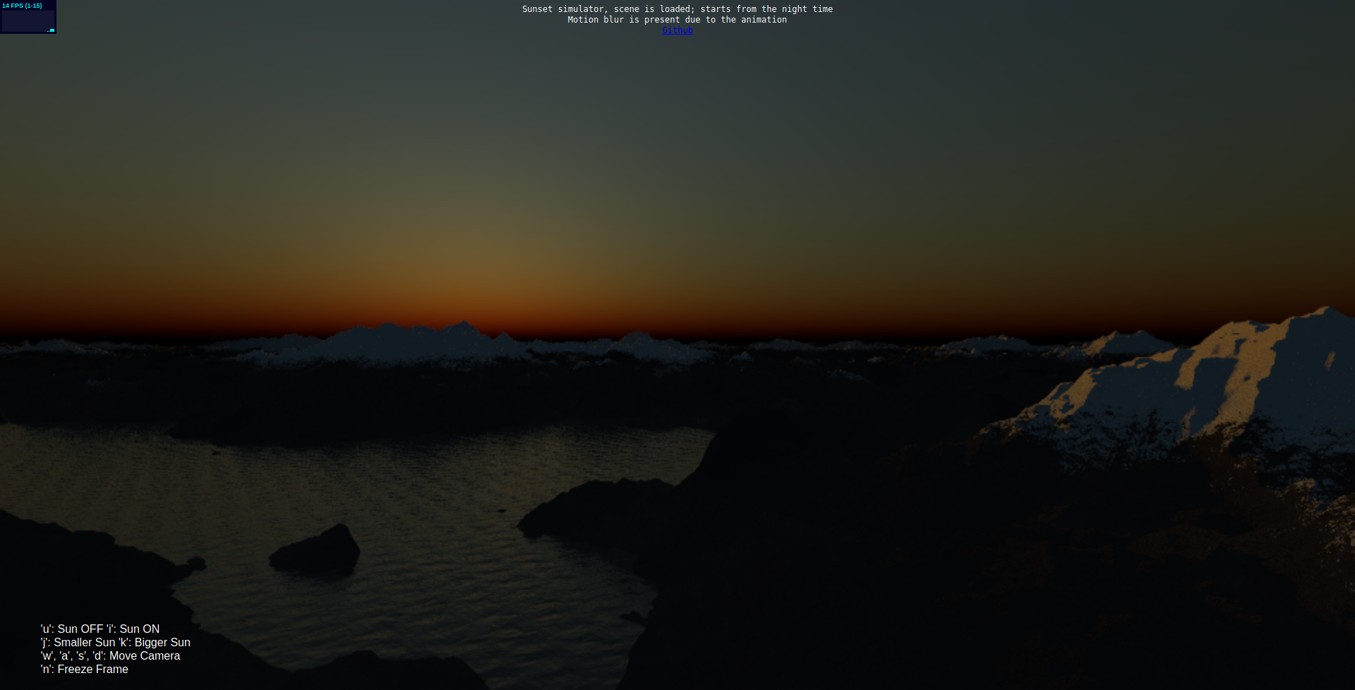 Sunset Sim Demo