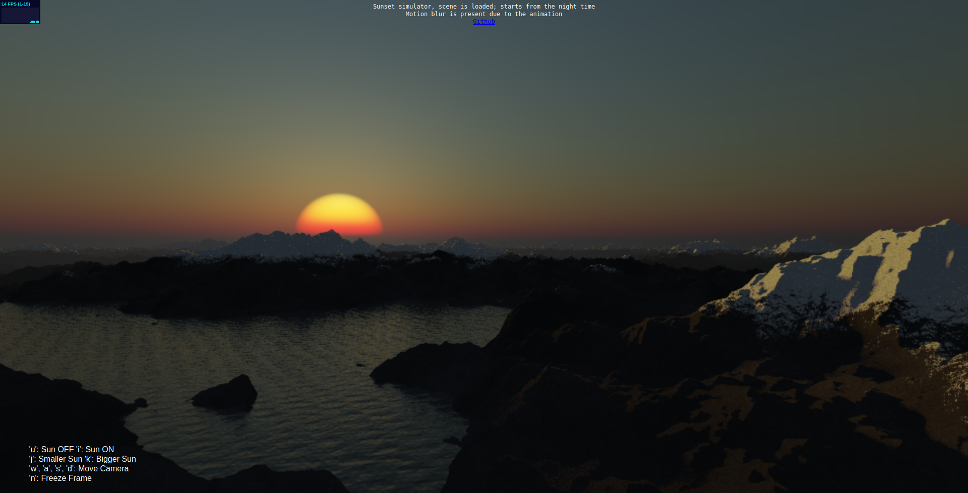 Sunset Sim Demo