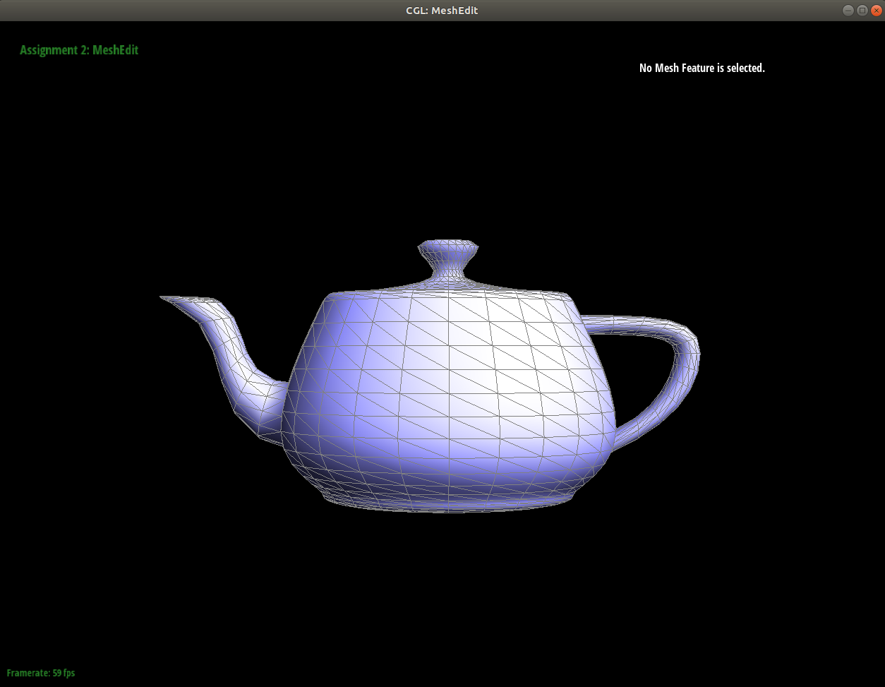 Teapot shading with area-weighted vertex normals